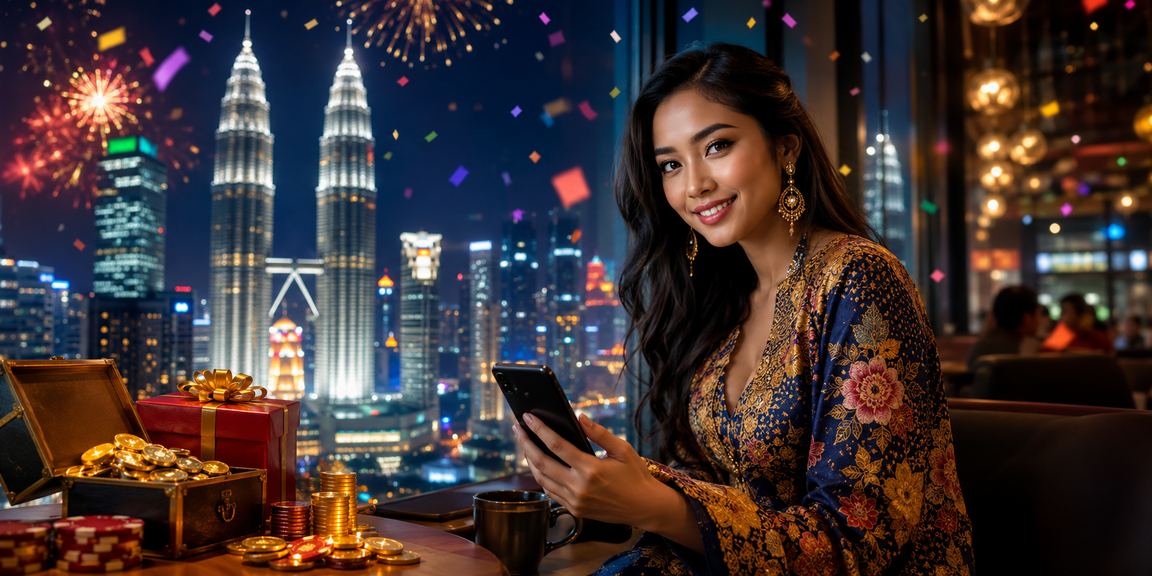 Pemain Kuala Lumpur bermain roulette kasino mudah alih di payroll2u dengan motif batik